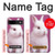 S3870 Mignon bébé lapin Etui Coque Housse pour Google Pixel 8a