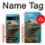 S3871 mignon, bébé, hippopotame, hippopotame Etui Coque Housse pour Google Pixel 8a