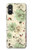 S2179 Motif Fleur Floral Art Millésime Etui Coque Housse pour Sony Xperia 10 VI