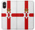 S3089 Drapeau de l'Irlande du Nord Etui Coque Housse pour Sony Xperia 10 VI