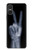 S3101 X-ray doigts Signe de paix Etui Coque Housse pour Sony Xperia 10 VI