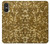 S3388 Imprimer or Glitter Graphic Etui Coque Housse pour Sony Xperia 10 VI