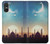 S3502 Coucher de soleil islamique Etui Coque Housse pour Sony Xperia 10 VI