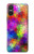 S3677 Mosaïques de briques colorées Etui Coque Housse pour Sony Xperia 10 VI