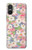 S3688 Motif d'art floral floral Etui Coque Housse pour Sony Xperia 10 VI