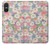 S3688 Motif d'art floral floral Etui Coque Housse pour Sony Xperia 10 VI