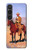 S0772 Cowboy occidental Etui Coque Housse pour Sony Xperia 1 VI