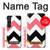 S1849 Rose Noir Chevron Zigzag Etui Coque Housse pour Sony Xperia 1 VI