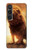S1957 Lion Etui Coque Housse pour Sony Xperia 1 VI