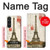 S2108 Tour Eiffel de Paris Carte postale Etui Coque Housse pour Sony Xperia 1 VI