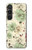 S2179 Motif Fleur Floral Art Millésime Etui Coque Housse pour Sony Xperia 1 VI