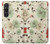 S2179 Motif Fleur Floral Art Millésime Etui Coque Housse pour Sony Xperia 1 VI