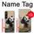 S2210 Peinture Art Panda Fluffy Etui Coque Housse pour Sony Xperia 1 VI