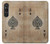S2928 Ace Carte pique millésimé Etui Coque Housse pour Sony Xperia 1 VI