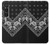 S3363 Motif Bandana Noir Etui Coque Housse pour Sony Xperia 1 VI