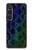 S3366 Arc en ciel Python graphique Imprimer Peau Etui Coque Housse pour Sony Xperia 1 VI