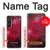 S3368 Zodiaque Rouge Galaxie Etui Coque Housse pour Sony Xperia 1 VI