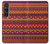 S3404 Aztèques Motif Etui Coque Housse pour Sony Xperia 1 VI