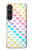 S3499 Motif coloré coeur Etui Coque Housse pour Sony Xperia 1 VI