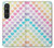 S3499 Motif coloré coeur Etui Coque Housse pour Sony Xperia 1 VI