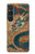 S3541 Peinture Dragon Nuage Etui Coque Housse pour Sony Xperia 1 VI