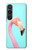 S3708 Flamant rose Etui Coque Housse pour Sony Xperia 1 VI