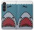 S3825 Plongée en mer de requin de dessin animé Etui Coque Housse pour Sony Xperia 1 VI