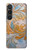 S3875 Tapis vintage en toile Etui Coque Housse pour Sony Xperia 1 VI