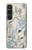 S3882 Carte de vol en route Etui Coque Housse pour Sony Xperia 1 VI