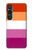 S3887 Drapeau de la fierté lesbienne Etui Coque Housse pour Sony Xperia 1 VI