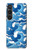 S3901 Vagues esthétiques de l'océan de tempête Etui Coque Housse pour Sony Xperia 1 VI