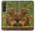 S3917 Cochon d'Inde géant de la famille Capybara Etui Coque Housse pour Sony Xperia 1 VI