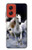 S0246 Cheval Blanc Etui Coque Housse pour Motorola Moto G Stylus 5G (2024)