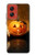 S1083 Citrouille araignée bougies Halloween Etui Coque Housse pour Motorola Moto G Stylus 5G (2024)