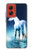S1130 licorne Cheval Etui Coque Housse pour Motorola Moto G Stylus 5G (2024)