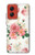 S1859 Motif Rose Etui Coque Housse pour Motorola Moto G Stylus 5G (2024)