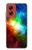 S2312 Arc en ciel coloré espace Galaxie Etui Coque Housse pour Motorola Moto G Stylus 5G (2024)