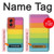 S2363 Arc en ciel Motif Etui Coque Housse pour Motorola Moto G Stylus 5G (2024)