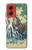S2491 Hokusai Kirifuri Cascade à Kurokami Etui Coque Housse pour Motorola Moto G Stylus 5G (2024)