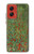 S2872 Gustav Klimt Champ de Coquelicots Etui Coque Housse pour Motorola Moto G Stylus 5G (2024)