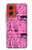 S2885 Paris Rose Etui Coque Housse pour Motorola Moto G Stylus 5G (2024)