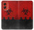 S2917 Biohazards Virus Alert Rouge Etui Coque Housse pour Motorola Moto G Stylus 5G (2024)