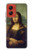 S3038 Peinture Mona Lisa Da Vinci Etui Coque Housse pour Motorola Moto G Stylus 5G (2024)