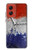 S3304 France Drapeau graphique Football Millésime Etui Coque Housse pour Motorola Moto G Stylus 5G (2024)