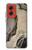 S3700 Imprimé graphique or marbré Etui Coque Housse pour Motorola Moto G Stylus 5G (2024)