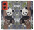 S3793 Peinture de neige mignon bébé panda Etui Coque Housse pour Motorola Moto G Stylus 5G (2024)