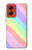 S3810 Vague d'été licorne pastel Etui Coque Housse pour Motorola Moto G Stylus 5G (2024)
