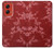 S3817 Motif de fleurs de cerisier floral rouge Etui Coque Housse pour Motorola Moto G Stylus 5G (2024)
