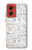 S3903 Timbres de voyage Etui Coque Housse pour Motorola Moto G Stylus 5G (2024)