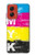 S3930 Clé jaune cyan magenta Etui Coque Housse pour Motorola Moto G Stylus 5G (2024)